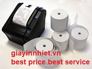 Giấy in hóa đơn K80x45 - Giấy in bill Hàn Quốc Giấy in hóa đơn K80x45