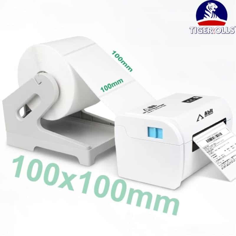 Decal giấy nhiệt 100x100mm
