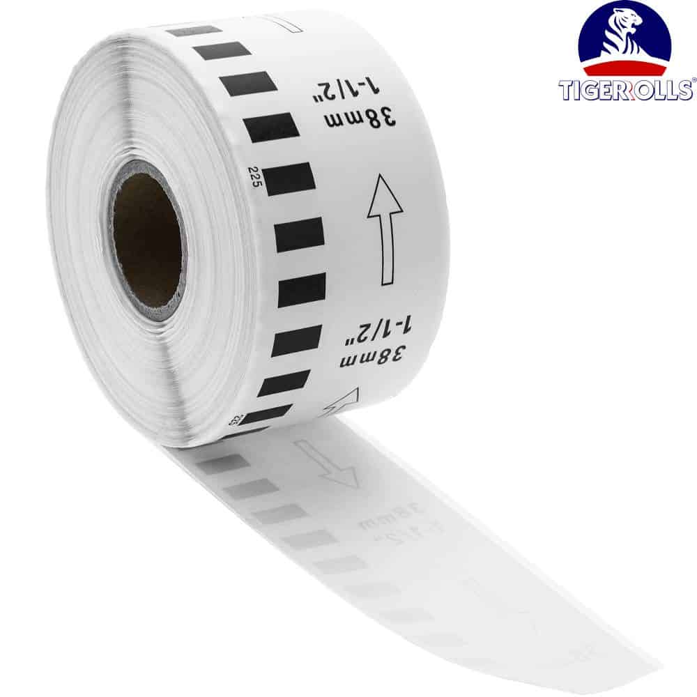 Giấy in nhãn Brother 38mm tương thích DK-22210