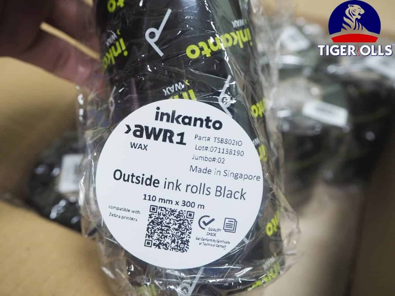 Mực in mã vạch wax Inkanto AWR1