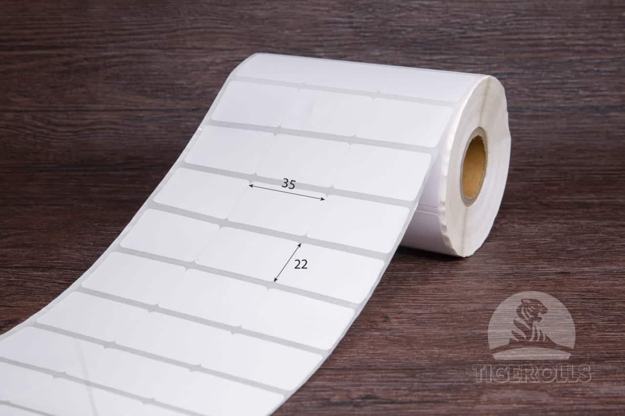 Giấy in mã vạch 3 tem 35×22 mm